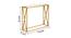 Greer Console Table - Gold (Gold, Powder Coating Finish) by Urban Ladder - Design 1 Dimension - 358878
