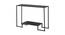 Gwen Console Table - Black (Black, Powder Coating Finish) by Urban Ladder - Front View Design 1 - 358881