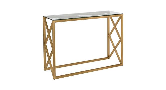 Jodie Console Table - Gold (Gold, Powder Coating Finish) by Urban Ladder - Cross View Design 1 - 358886