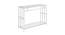 Kurt Console Table - Silver (Silver, Powder Coating Finish) by Urban Ladder - Front View Design 1 - 358897