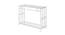Kurt Console Table - Silver (Silver, Powder Coating Finish) by Urban Ladder - Rear View Design 1 - 358898
