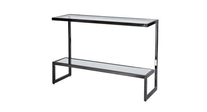 Leafier Console Table - Black (Black, Powder Coating Finish) by Urban Ladder - Cross View Design 1 - 358907