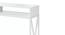 Lois Console Table - White (White, Powder Coating Finish) by Urban Ladder - Rear View Design 1 - 358915