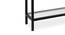 Lyna Console Table - Black (Black, Powder Coating Finish) by Urban Ladder - Rear View Design 1 - 358921