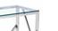 Plum Console Table - Silver (Silver, Powder Coating Finish) by Urban Ladder - Front View Design 1 - 358935