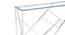 Plum Console Table - Silver (Silver, Powder Coating Finish) by Urban Ladder - Rear View Design 1 - 358936