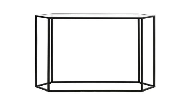 Ritter Console Table - Black (Black, Powder Coating Finish) by Urban Ladder - Front View Design 1 - 358947