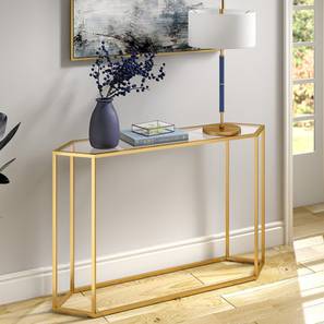 Ritter console table gold lp