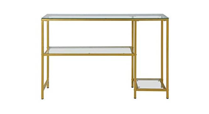 Rykov Console Table - Gold (Gold, Powder Coating Finish) by Urban Ladder - Front View Design 1 - 358959