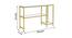 Rykov Console Table - Gold (Gold, Powder Coating Finish) by Urban Ladder - Design 1 Dimension - 358961