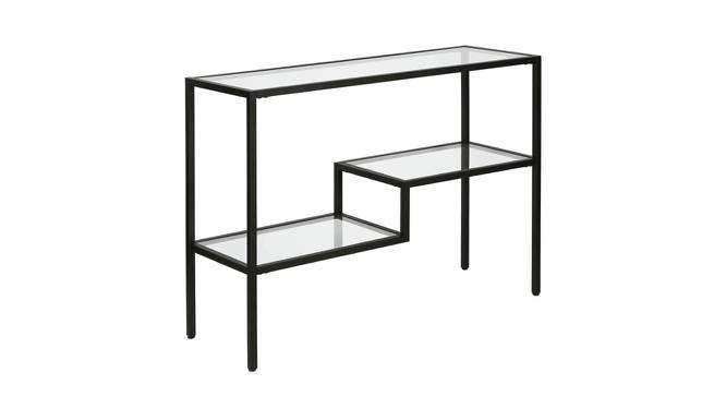 Saul Console Table - Black (Black, Powder Coating Finish) by Urban Ladder - Cross View Design 1 - 358969