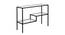 Saul Console Table - Black (Black, Powder Coating Finish) by Urban Ladder - Cross View Design 1 - 358969