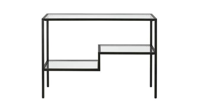 Saul Console Table - Black (Black, Powder Coating Finish) by Urban Ladder - Front View Design 1 - 358970