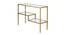 Saul Console Table - Gold (Gold, Powder Coating Finish) by Urban Ladder - Cross View Design 1 - 358975