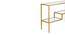 Saul Console Table - Gold (Gold, Powder Coating Finish) by Urban Ladder - Design 1 Side View - 358978