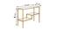 Saul Console Table - Gold (Gold, Powder Coating Finish) by Urban Ladder - Design 1 Dimension - 358980