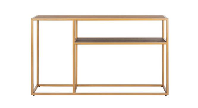 Scorpio Console Table - Gold (Gold, Powder Coating Finish) by Urban Ladder - Front View Design 1 - 358983
