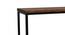 Seehorn Console Table - Black (Black, Powder Coating Finish) by Urban Ladder - Front View Design 1 - 358989