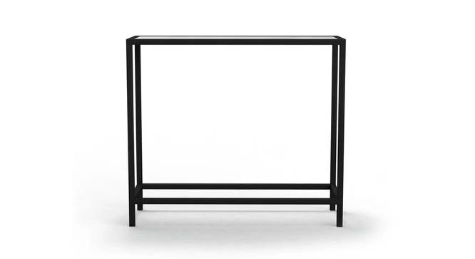 Veda Console Table - Black (Black, Powder Coating Finish) by Urban Ladder - Cross View Design 1 - 359020