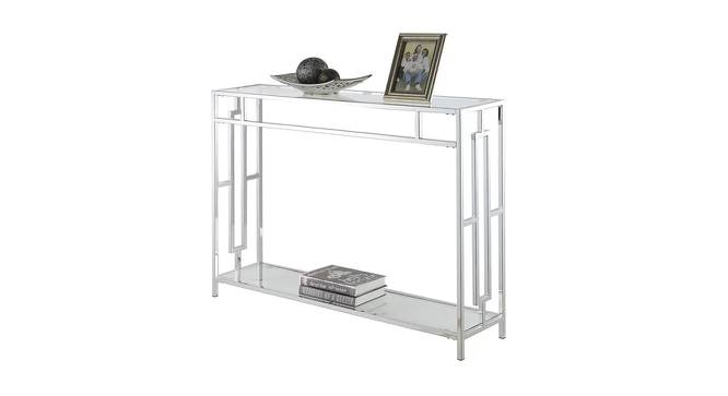 Sofie Console Table - Silver (Silver, Powder Coating Finish) by Urban Ladder - Cross View Design 1 - 359022