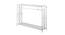 Sofie Console Table - Silver (Silver, Powder Coating Finish) by Urban Ladder - Front View Design 1 - 359023