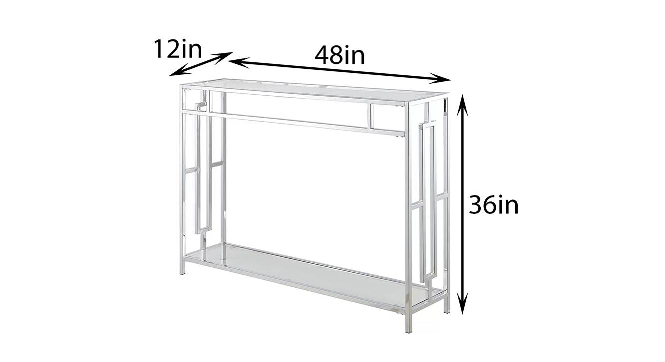 Sofie console table silver 6