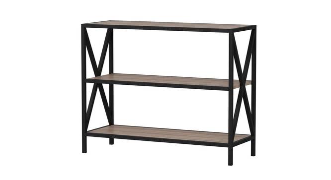 Yollette Console Table - Black (Black, Powder Coating Finish) by Urban Ladder - Front View Design 1 - 359033