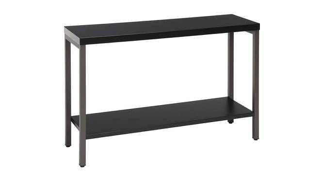 Zima Console Table - Black (Black, Powder Coating Finish) by Urban Ladder - Cross View Design 1 - 359036