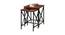 Aleda Side & End Table - Brown (Brown, Powder Coating Finish) by Urban Ladder - Cross View Design 1 - 359043