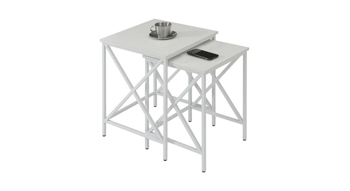 Aleda Metal Side Table in Powder Coating Finish Urban Ladder