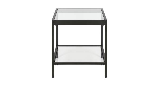 Alfy Side & End Table - Black (Black, Powder Coating Finish) by Urban Ladder - Front View Design 1 - 359053