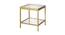 Alfy Side & End Table - Gold (Gold, Powder Coating Finish) by Urban Ladder - Cross View Design 1 - 359056