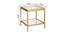 Alfy Side & End Table - Gold (Gold, Powder Coating Finish) by Urban Ladder - Design 1 Dimension - 359059