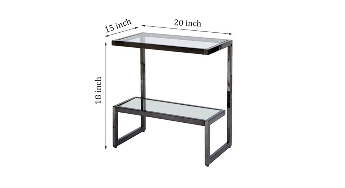 Healy side and end table black 6