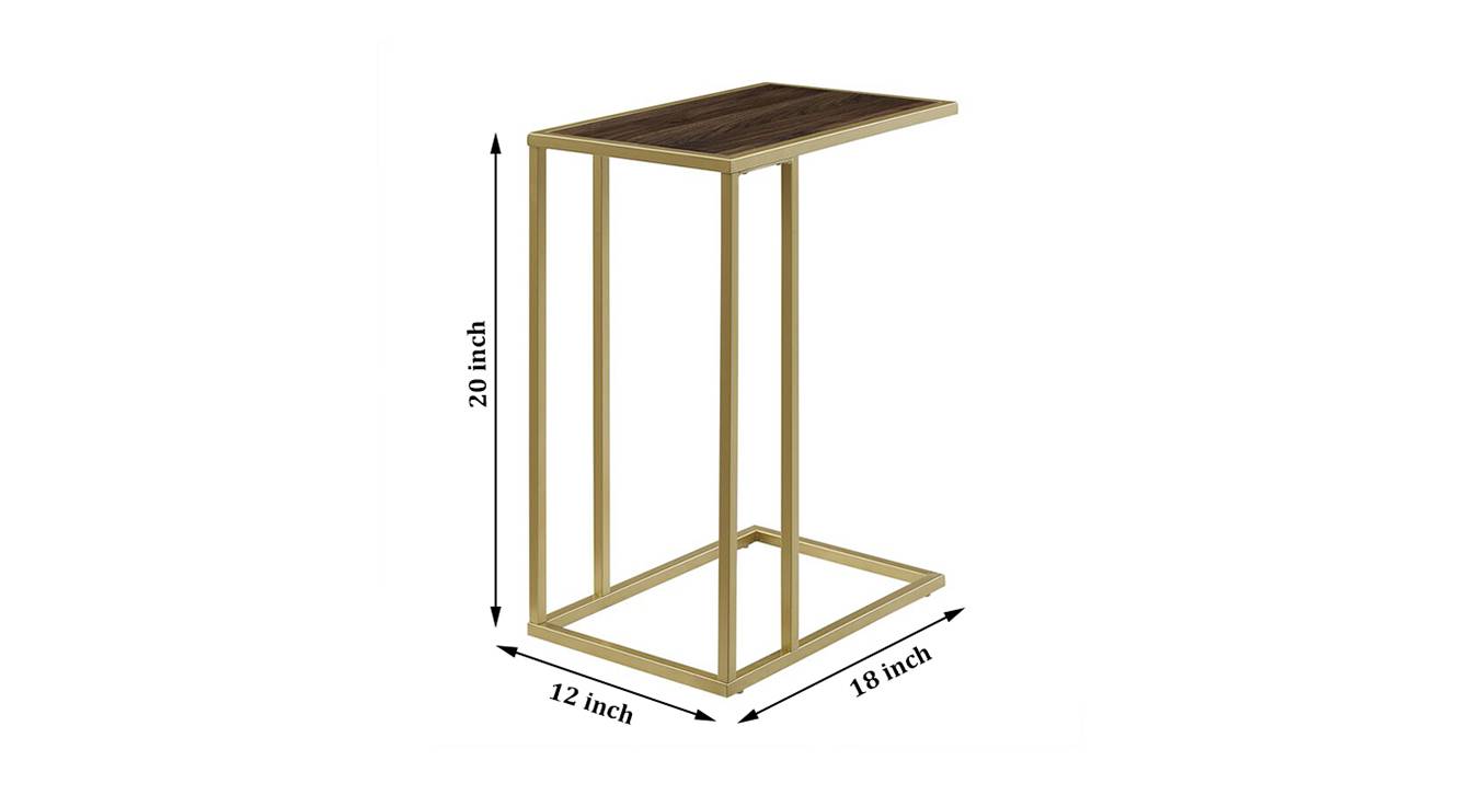 Floris side and end table gold 6