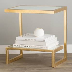Healy side and end table gold lp