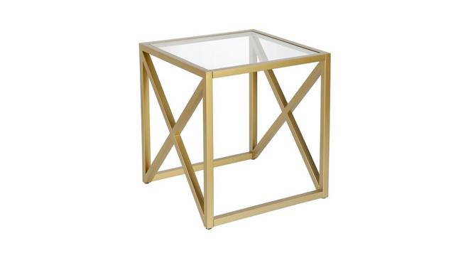 Murray Side & End Table - Gold (Gold, Powder Coating Finish) by Urban Ladder - Cross View Design 1 - 359156