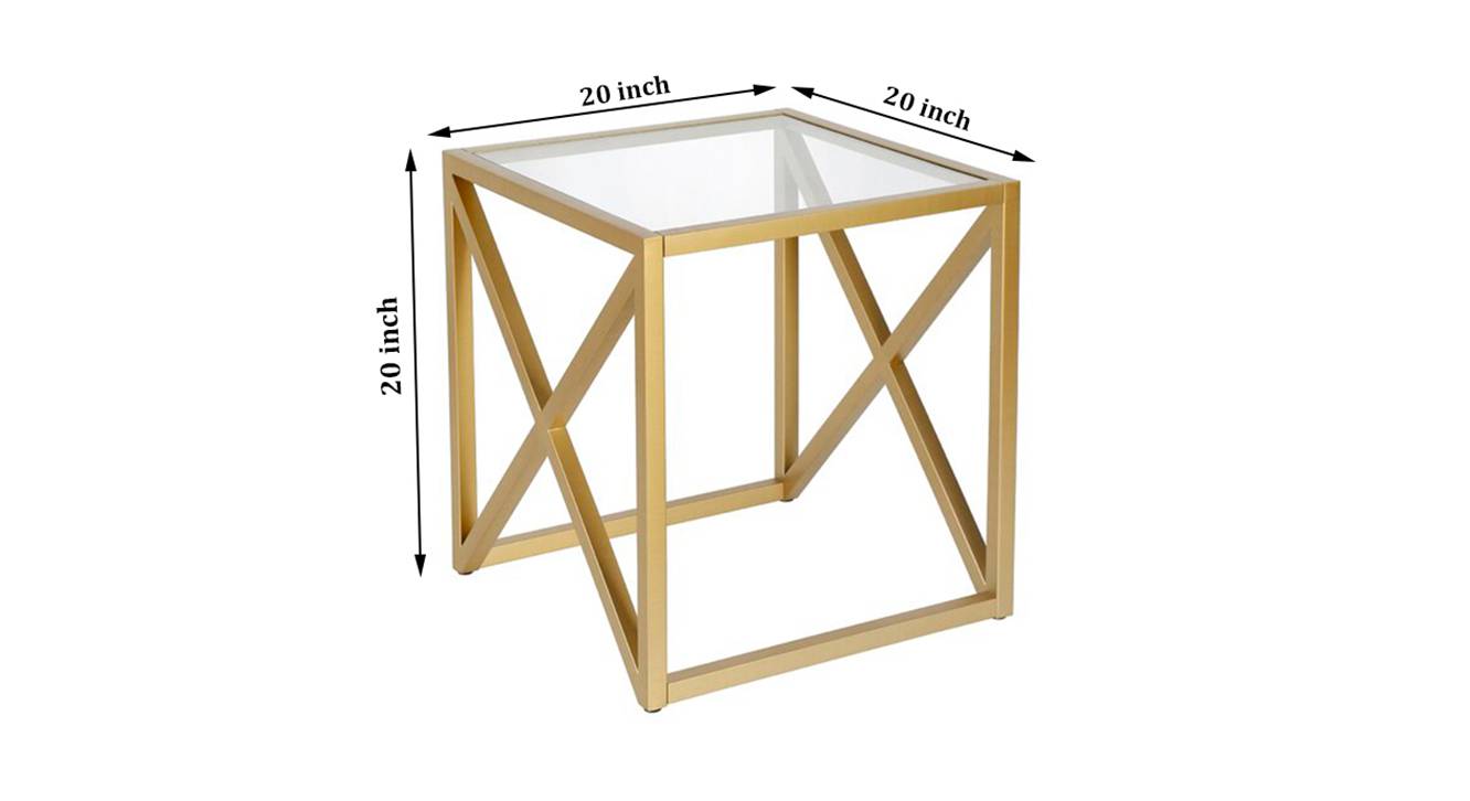 Murray side and end table gold 6