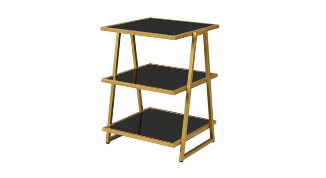 Myles Side & End Table - Gold (Gold, Powder Coating Finish) by Urban Ladder - Cross View Design 1 - 359163