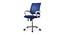 Advik Study Chair - Blue (Blue) by Urban Ladder - Cross View Design 1 - 359179