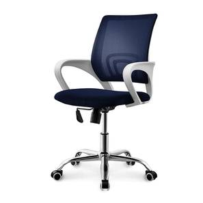 Chairs For Cafe Design Advik Plastic Study Chair in Royal Blue Colour