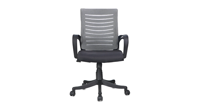 Anders Study Chair - Grey (Grey) by Urban Ladder - Cross View Design 1 - 359204