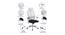 Arlo Study Chair - White (White) by Urban Ladder - Rear View Design 1 - 359217