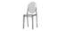 Byrne Study Chair - Transparent (transparent) by Urban Ladder - Front View Design 1 - 359227