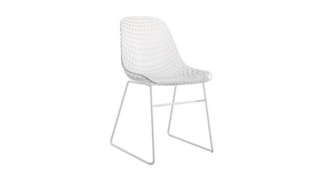 Clea Study Chair - White (White) by Urban Ladder - Cross View Design 1 - 359235