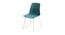 Fabian Study Chair - Blue (Blue) by Urban Ladder - Cross View Design 1 - 359247