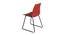 Fabian Study Chair - Red (Red) by Urban Ladder - Rear View Design 1 - 359255