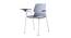 Hayley Study Chair - Grey (Grey) by Urban Ladder - Rear View Design 1 - 359261