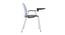 Hayley Study Chair - Grey (Grey) by Urban Ladder - Design 1 Side View - 359262