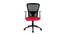 Jow Study Chair - Red (Red) by Urban Ladder - Front View Design 1 - 359272